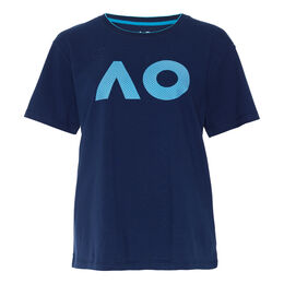Tenisové Oblečení Australian Open AO Stack Print Core Logo Tee